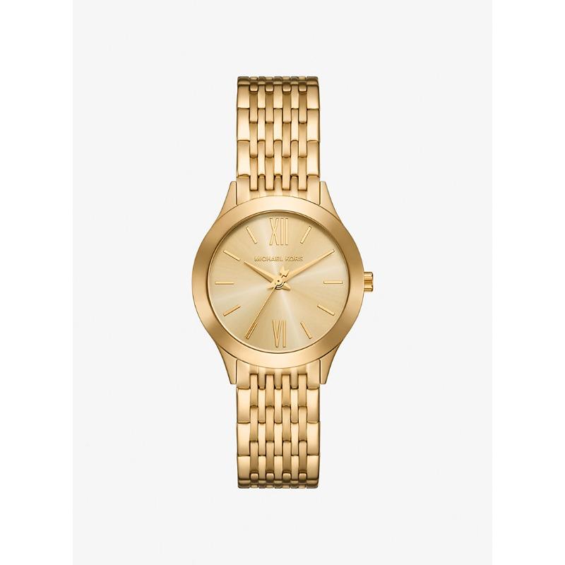 Мини-часы Michael Kors Aspyn с золотистым покрытием MKO1215 золотой
