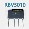 5pcs New Imported RBV5010 50A 1000V Flat Bridge Rectifier Bridge