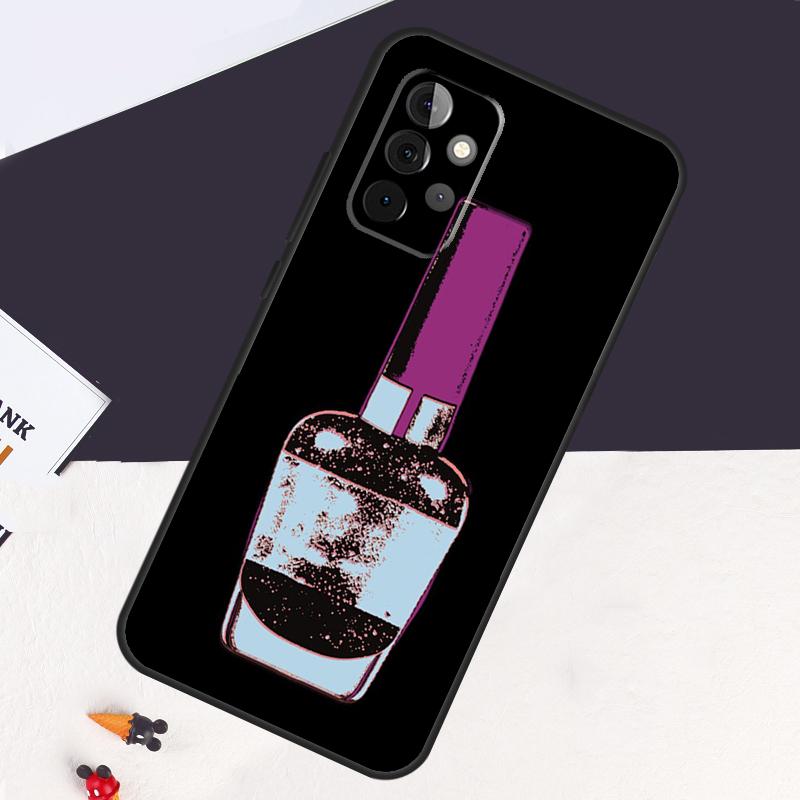 Nail Polish Cover For Samsung Galaxy A54 A34 A14 A51 A71 A50 A52S A73 A53 A33 A13 A12 A52 A32 A22 Back Case