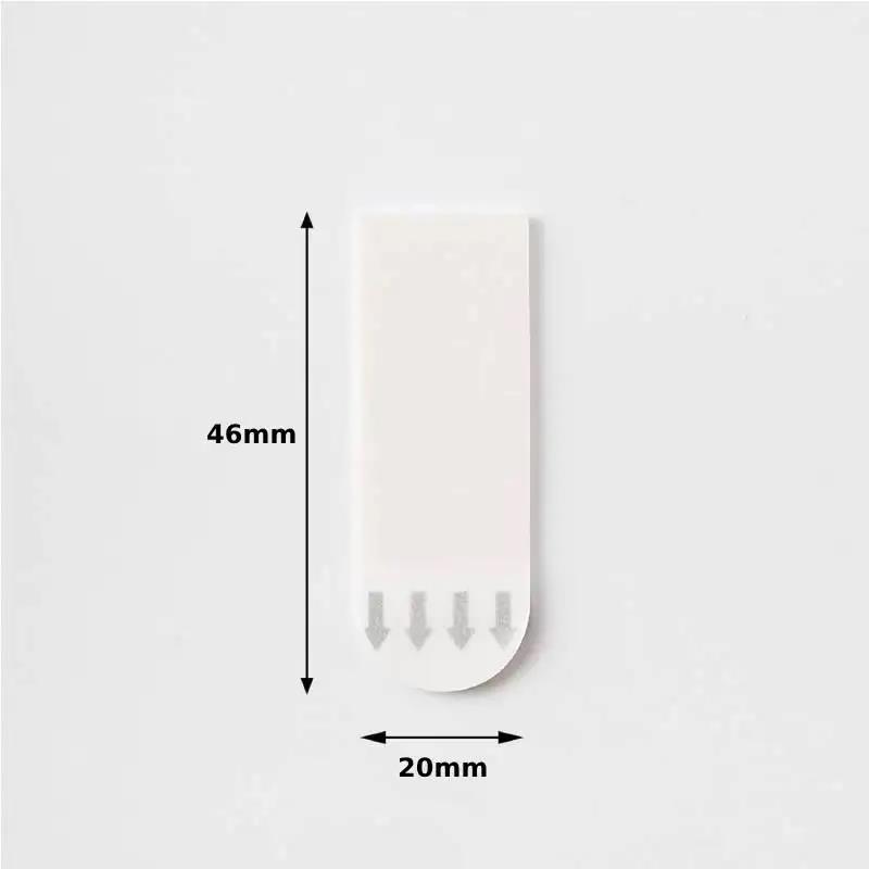 24pcs Removable Mounting Refill Strips Double Sided Adhesive Hanging Tape Damage Free Poster Strip for Hook Caddies Home StoragePinstriping Tape 3