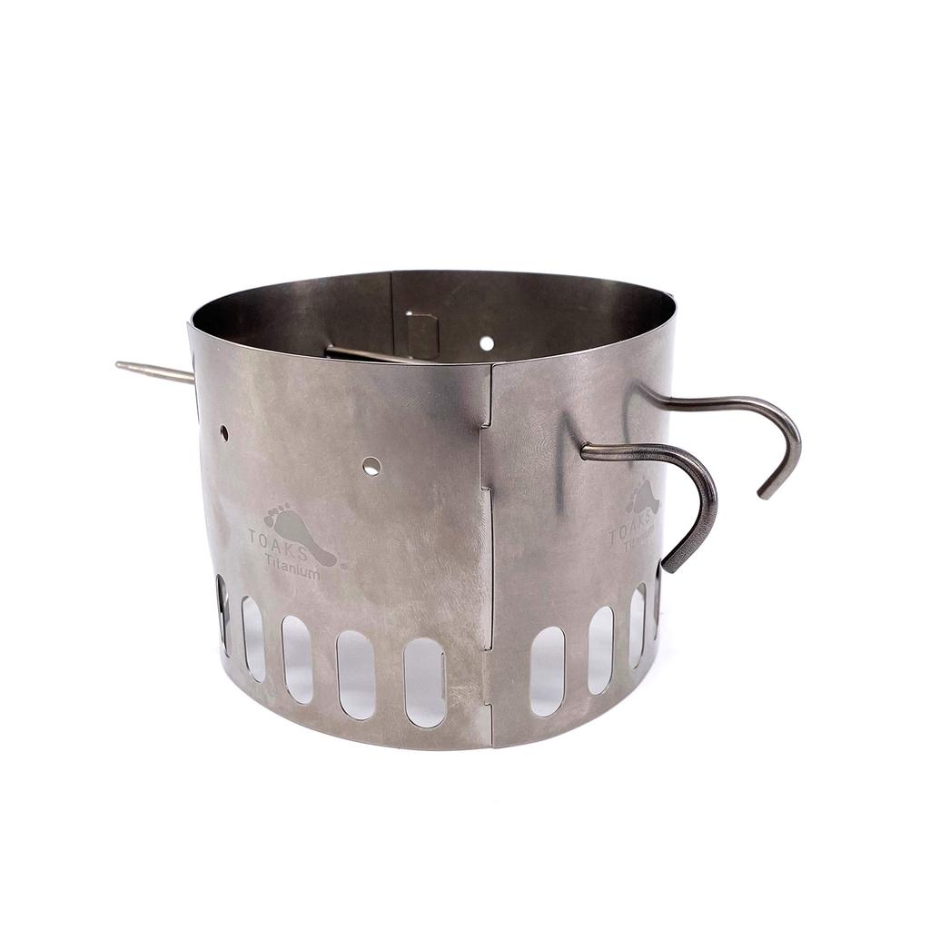 TOAKS TiStand Titanium Alcohol Stove Dual Stand Windscreen & 141