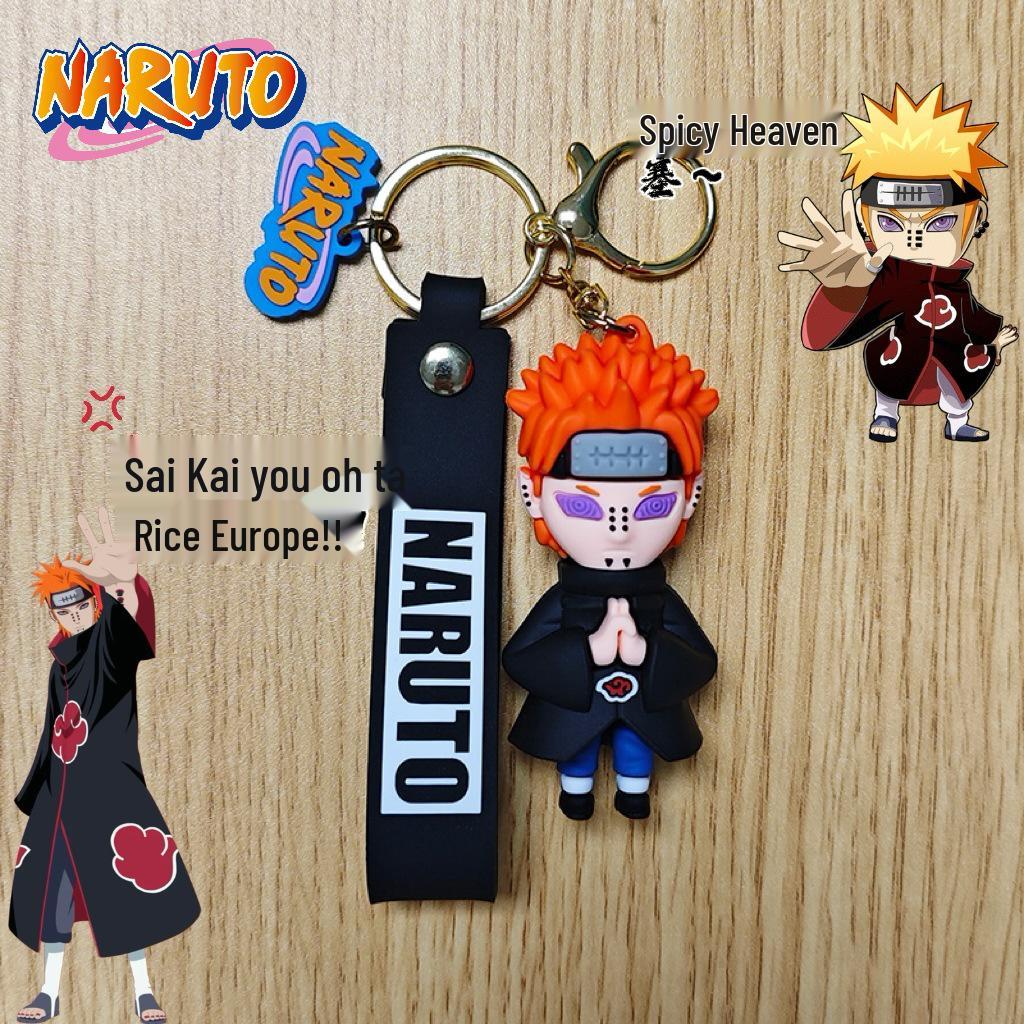 Naruto Character Keychain: Naruto, Hinata, Kakashi, Sasuke, Jiraiya Pendant Doll Keyring