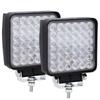 Safego 100W LED Work Light, 5-inch, White, 6000K, Spotlight, Narrow Beam (30 Degrees), Round Shape, Vehicle Exterior Light, Fog Lamp, Universal, 9-LED