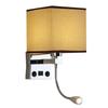 OEING Nordic Fabric USB Charging Reading Wall Lamp