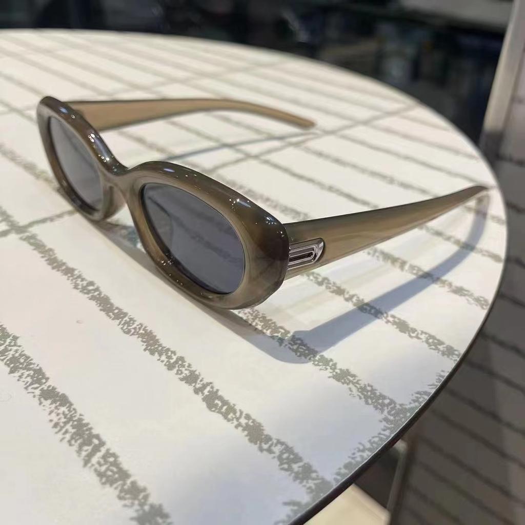 New Style Sunglasses Women Oval Shape Anti-Reflective Sun Glasses Women  Driving Travelling Men Sun Glass