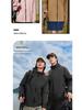 Unisex Hooded Windproof Waterproof Jacket for Outdoor Activities - Customizable Logo