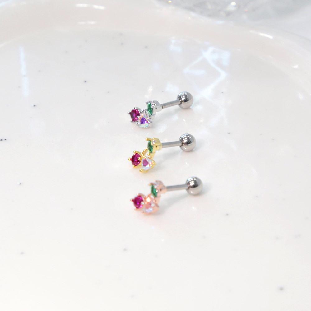 Dieuamour Cherry Cubic Surgical Piercing 3 Colors