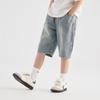 Boys' Casual Denim Bermuda Shorts