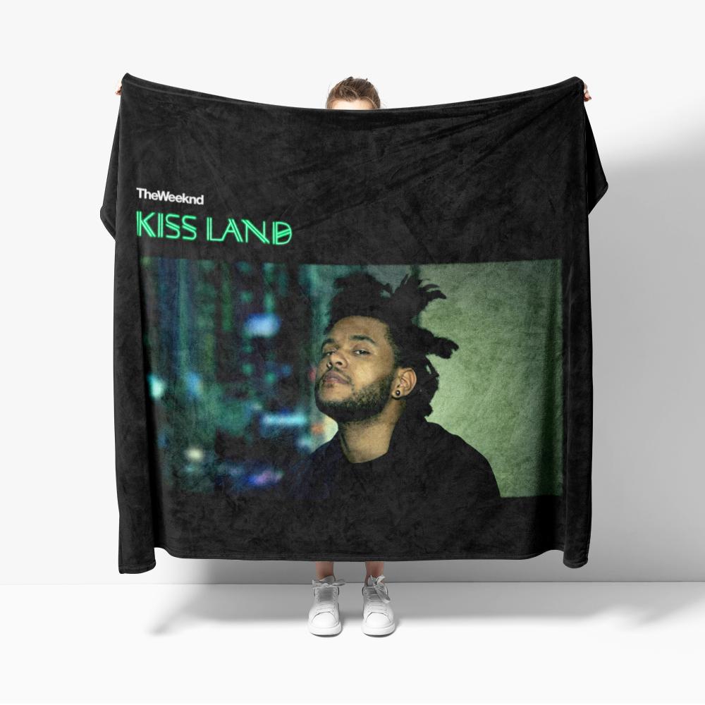 Hurry Up Tomorrow Flannel Blanket for Sofa Decoration Outdoor The Weeknd SINGER Blanket Throw Blankets Super Soft Bedroom Quilt