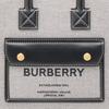 Burberry Freya Large Adjustable Strap Cotton And Calfskin Tote Bag Women Tote Bags Black Gray 80441421