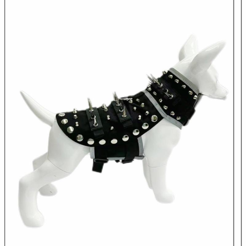 Pet Clothing Creative Punk Puppy Vest Spike Resistant Bite Resistant Pet Vest Protective Dog Armor Vest Pet Jackets Products