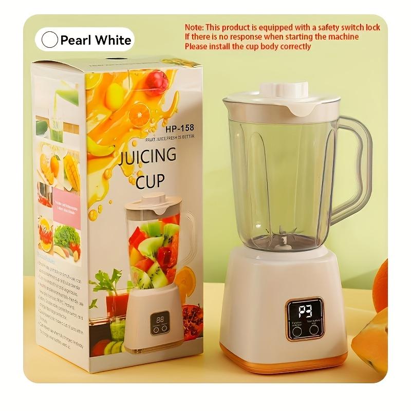 750ML Electric Juicing Cup Portable Wireless Fruit Blender 10 BLADES Multifunctional Kitchen Juicer USB Charging Outdoor Juicing