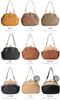 Lizdays Shoulder Bag with Clasp Women's 2-Way (Brown)
