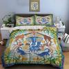 Retro Horse Harnes Art Print Beding Set Soft Duvet Cover 1 Soft Duvet Cover 2 Pilowcases Adult People plus Children Beding Set High-End Premium Gifts