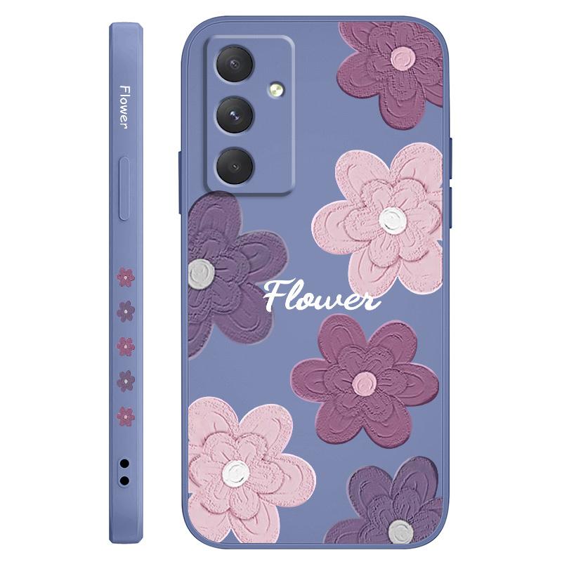 Funda de Teléfono con Flores Moteadas Para Samsung Galaxy A56 A36 A26 A16 A06 A55 A35 A25 A15 A05 A05S A54 A34 A24 A14 A04 A04S A04E 4G 5G C