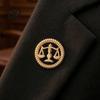 Justice Symbol Pin Scale Lapel for Lawyer, Vintage Balance Alloy Accessory Brooch, Formal Outfits Accessories Offices and Graduations Judicial