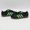 JR0911 adidas Originals Samba OG Core Black Screaming Green Gum (Men's)