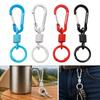 5pcs with Multi-color Spring Hook Key Ring Holder Carabiner  For DIY Jewelry Accessories