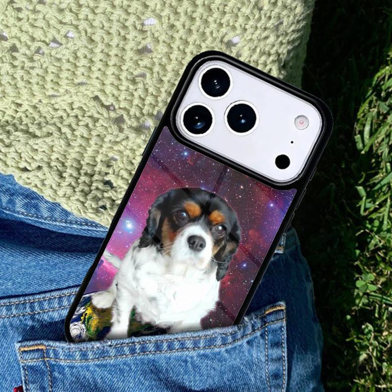 Skater Dog In Space Phone Case For iPhone 17 AIR 16 Pro Max 15 14 Pro 11 12 13 Shockproof Silicone Cover