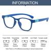 Kids Anti-blue Light Glasses Removable Silicone Children Boys Girls Computer Eyeglasses Ultra Light Frame Eye Protection Eyewear