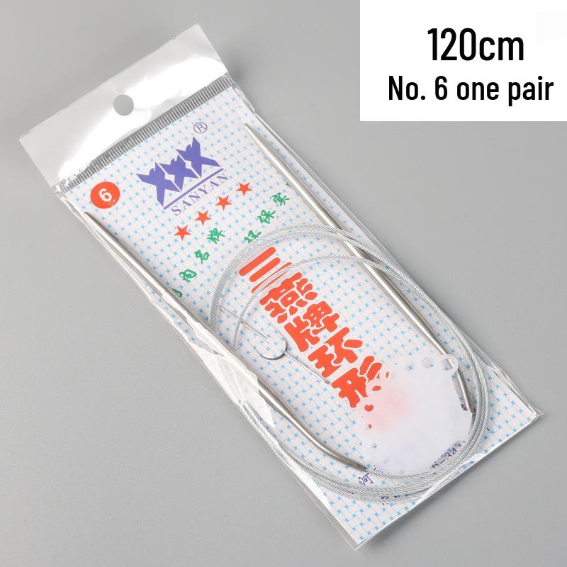 Full Set Stainless Steel Circular Knitting Needles for Sweaters
