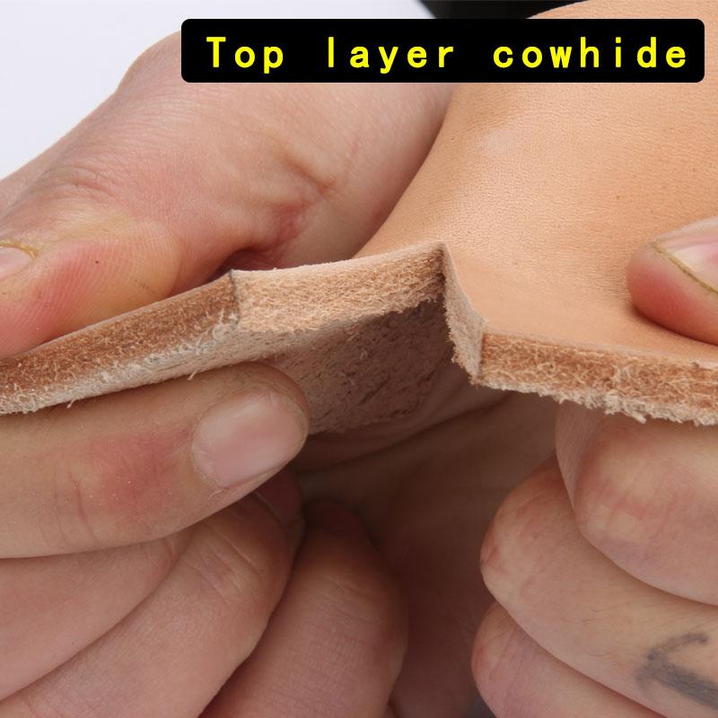 3mm thick hard cowhide, original color vegetable tanned leather, head layer cowhide leather, handmade leather, knife sheath, wai 20x30cm белый