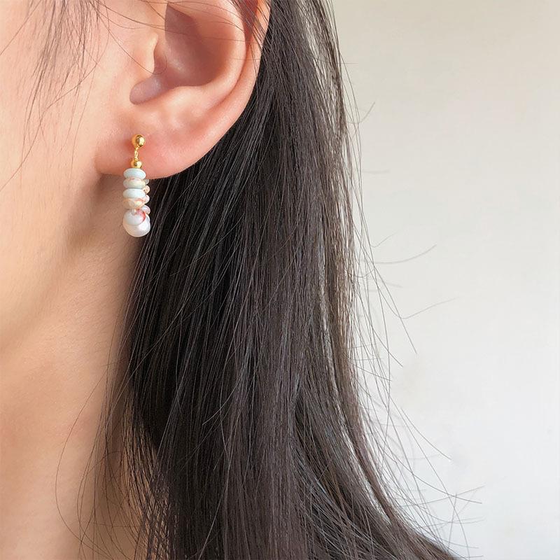 Eleganckie Kolorowe Kolczyki z Chwostami z Koralików dla Kobiet: Unikalny, Wysokiej klasy, Niszowy design luksusowy