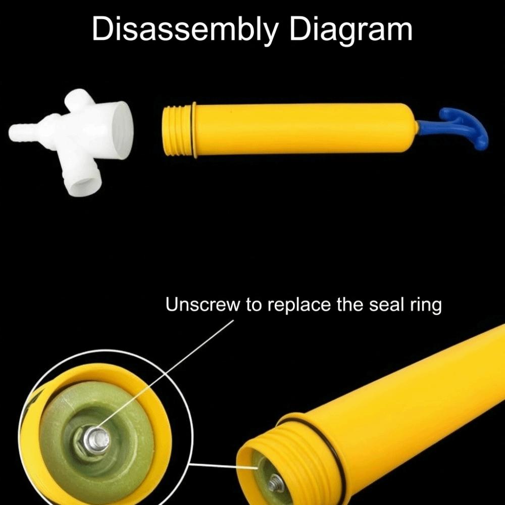 Manual Barrel Pump Plastic Hand Pump Oil Tube Suction Pump  Workshop Tool