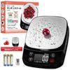 FieldNew Waterproof Kitchen Scale Digital Weighing Instrument Multifunction Stainless Steel Weighing Pan with Weights Accuracy Guaranteed Japanese