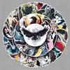 50-Piece Crow Graffiti Stickers: Waterproof Animal Halloween Decorations for Phone & Suitcase