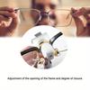 Stainless Steel Eyeglasses Adjust Nose Plier Spectacle Glasses Frame Jewelry Nylon Flat Jaw Ring Plier Repair Tool Accessory.