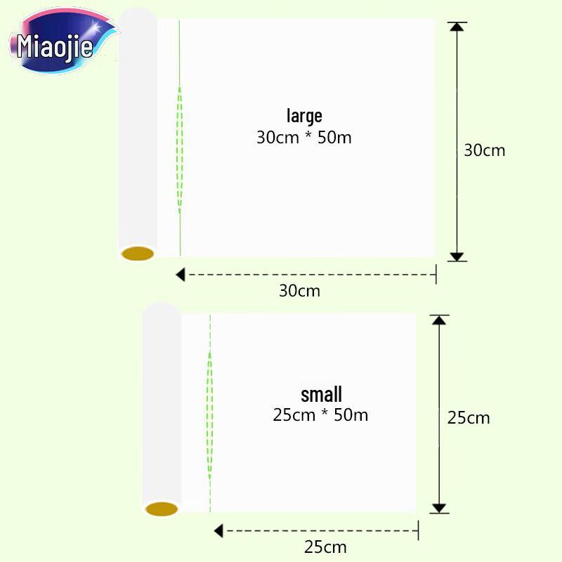Miaojie Perforated PE Food Wrap 25cm X 50m