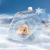 Cooling Triangle Hamster Cage High Transparency Small Pets Ice House  Summer