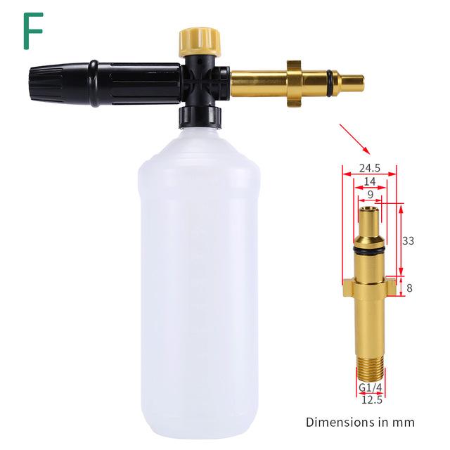 Pressure Washer Adjusable Foam Cannon Car Washer Snow Foam Lance High Pressure Soap Foamer Foam Generator Car Foam Cleaner Spray