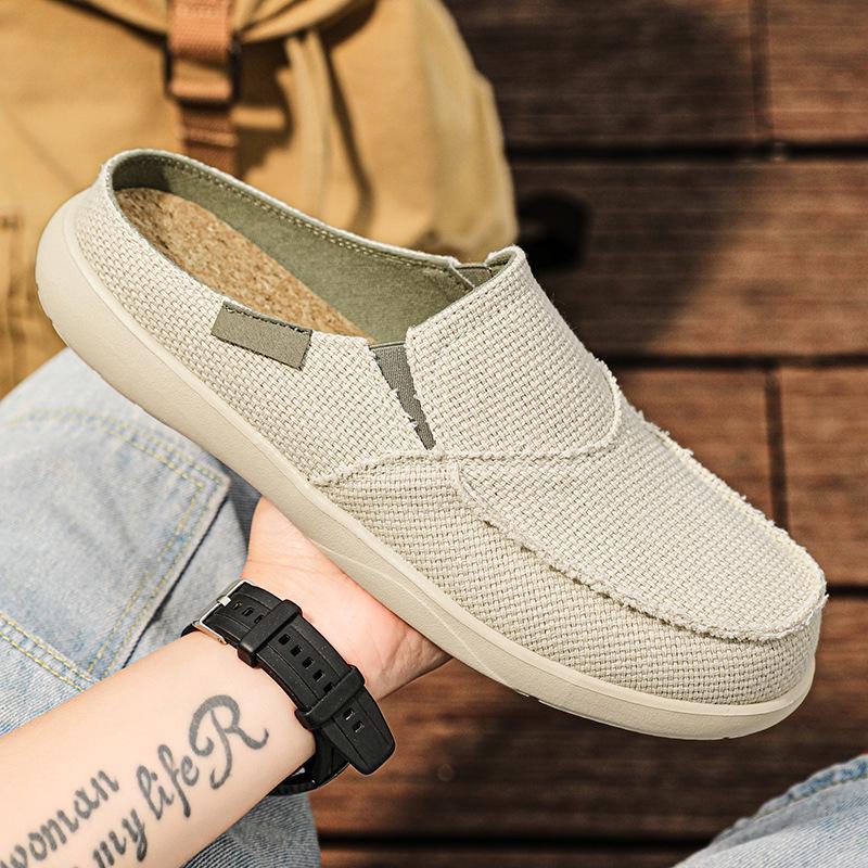 "Pantofole chiuse leggere casual da uomo transfrontaliere - Scarpe da guida estive resistenti all'usura"