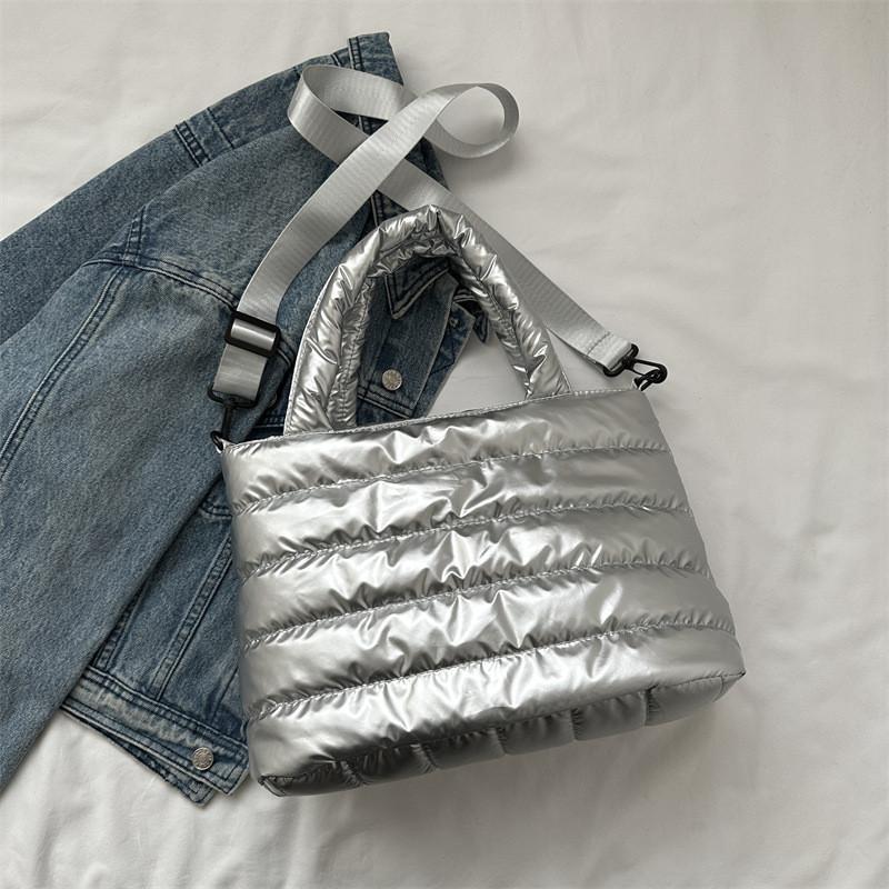 Large Capacity Street Fashion Tote Bag 2023 Winter New Style Korean Casual Handbag