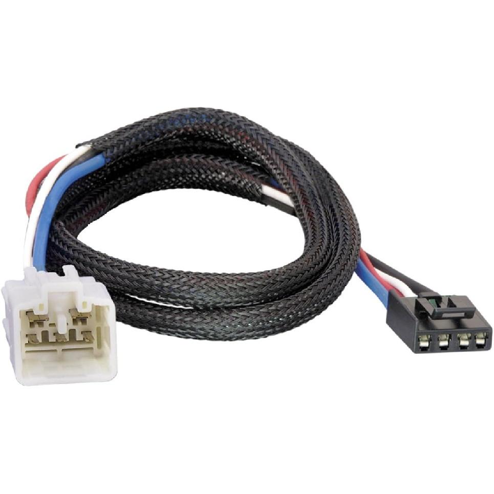 Tekonsha 3040 Trailer Brake Controller Custom Brake Wiring Harness for Vehicle & Brake Control Ends, No Cutting or Splicing Required