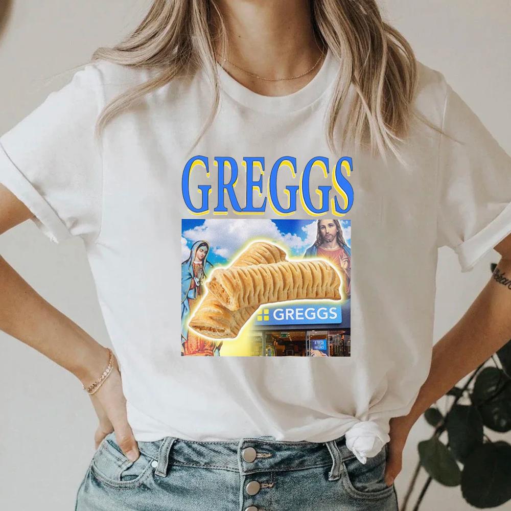 Greggs Sausage Roll Tshirt Tee Funny Meme T-shirt Vintage Fathers Day T-shirt Iconic Greggs Prom T-shirt