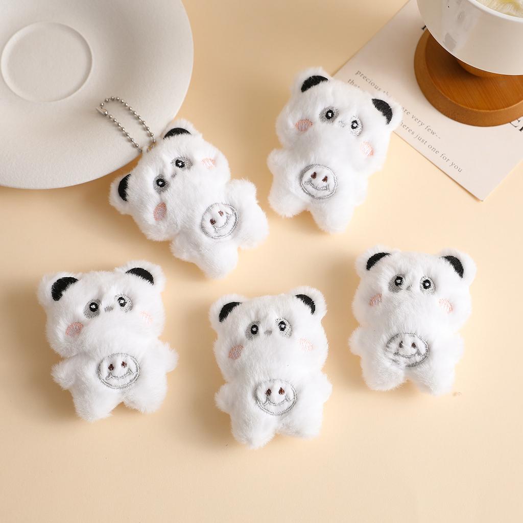 Bear Doll Cute Girl Heart Plush Pin Schoolbag Pendant Clothes Bag Brooch Doll Gift