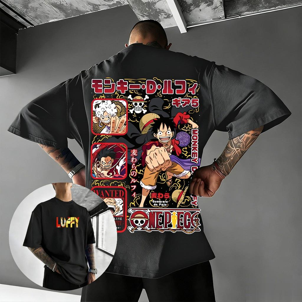 One Piece Anime T Shirt Luffy Gear 5 Men Women Short Sleeve Tee Monkey D Graphic Print Streetwear Casual 2026 Summer Y2k Clothes