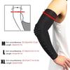Durable Spandex Elbow Pads Elastic Black White Red Arm Sleeve Breathable Elbow Brace Unisex