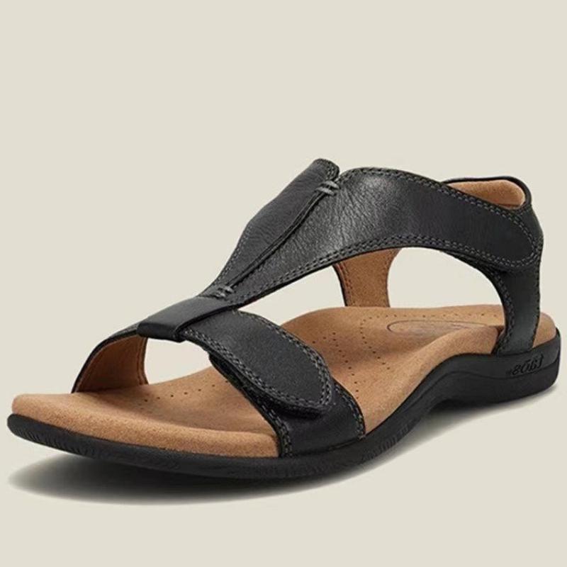 Casual Damessandalen Gesp Open Teen Zomer Voetboog Sandalen Vintage Wedge Slippers Platform Strand Sandalen