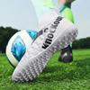 31-48 High Top High Quality Youth Soccer Shoes Broken Studs Men's Lace-up Rubber Soft Sole Big Size Soccer Boots