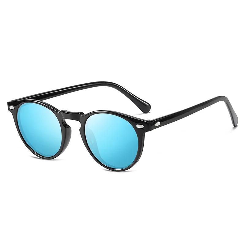 

0 -0.5 -0.75 To -6.0 Night Vision Lenses Round Myopia Sunglasses Men Polarized TR90 Anti-Glare Prescription Sun Glasses Male 0
