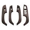 A16P-Car Window Lift Switch Button Cover Interior Door Armrest Trim Panel Wood Grain Color For BYD Seal / BYD ATTO 4