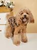 Dog Pink Winter Coat Sweateshirt, Warm Dog Coat Dog Down Jacket, Turtleneck Leopard Dog Clothes for Cold Weather Dog Snowsuit Do