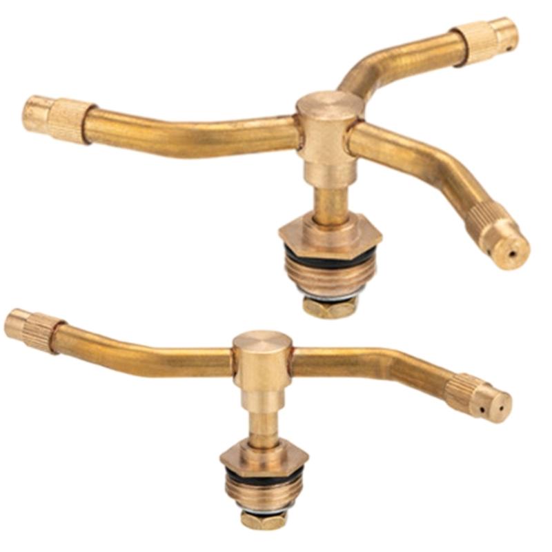 Garden Sprinkler Head With Resistance And Customizable Patterns For Lawn Coverage