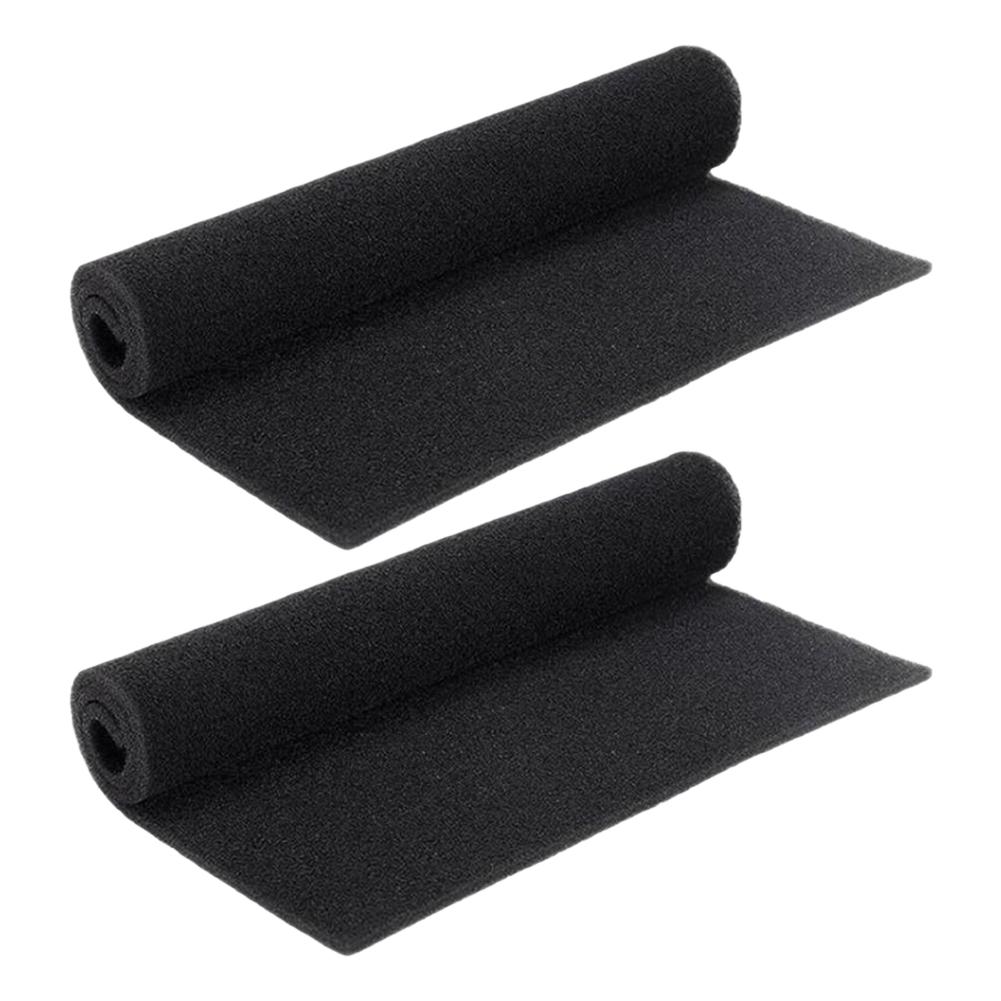 

2Pcs For Window Air Conditioner Filter Cotton 40*60cm RV Air Filters 40 PPI Polyurethane Filter Sponge Black HVAC Systems Parts