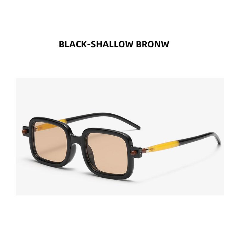 Comfortable Durable High Quality Retro Designer Style Edgy Punk Square Shaped Lenses For Both Female Male Sun Glasses