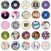 50 Stickers Music Cd Round Personality Independent Diy Decorative Stickers Can Be Repeatedly Pasted Waterproof